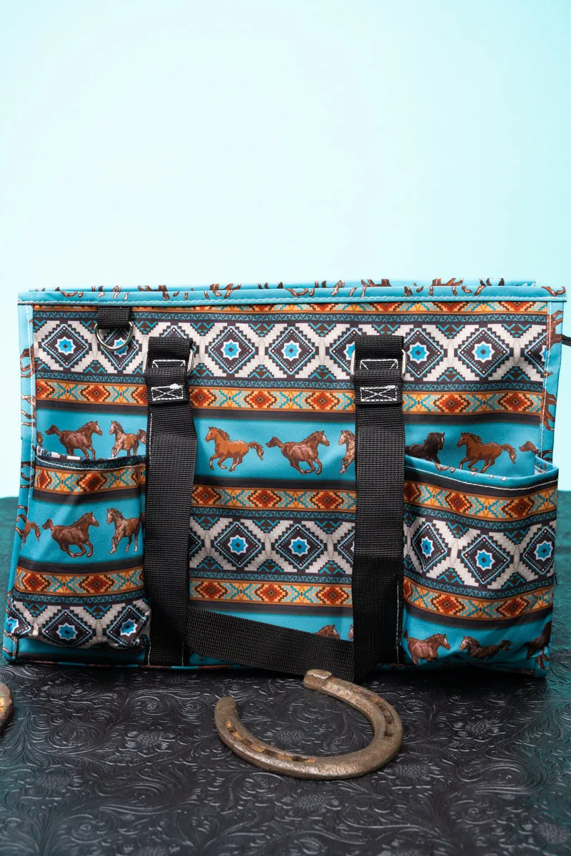 Blue Mountain Bronco Utility Tote with Black Trim