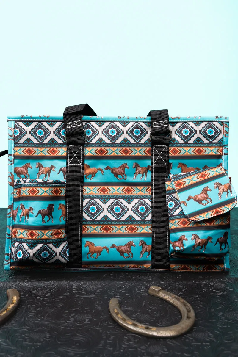 Blue Mountain Bronco Utility Tote with Black Trim