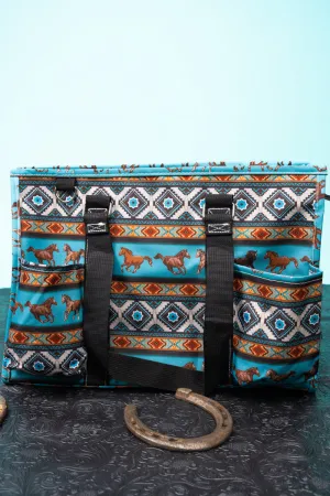 Blue Mountain Bronco Utility Tote with Black Trim