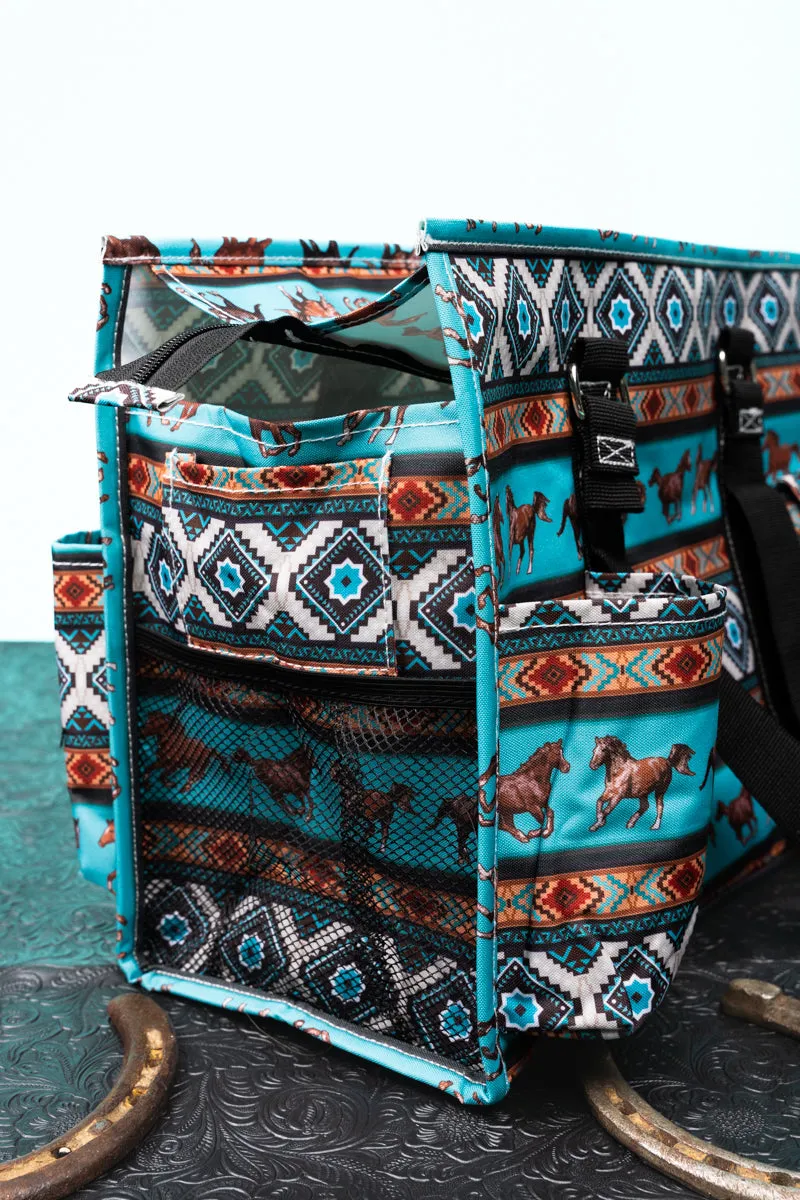 Blue Mountain Bronco Utility Tote with Black Trim