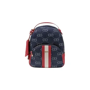 Blue Polyester Backpack