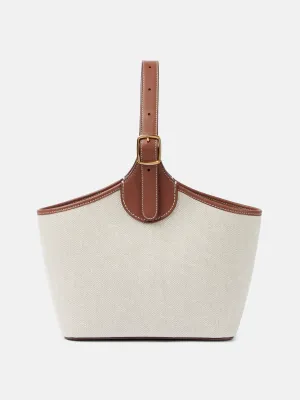 Bobbin canvas tote bag