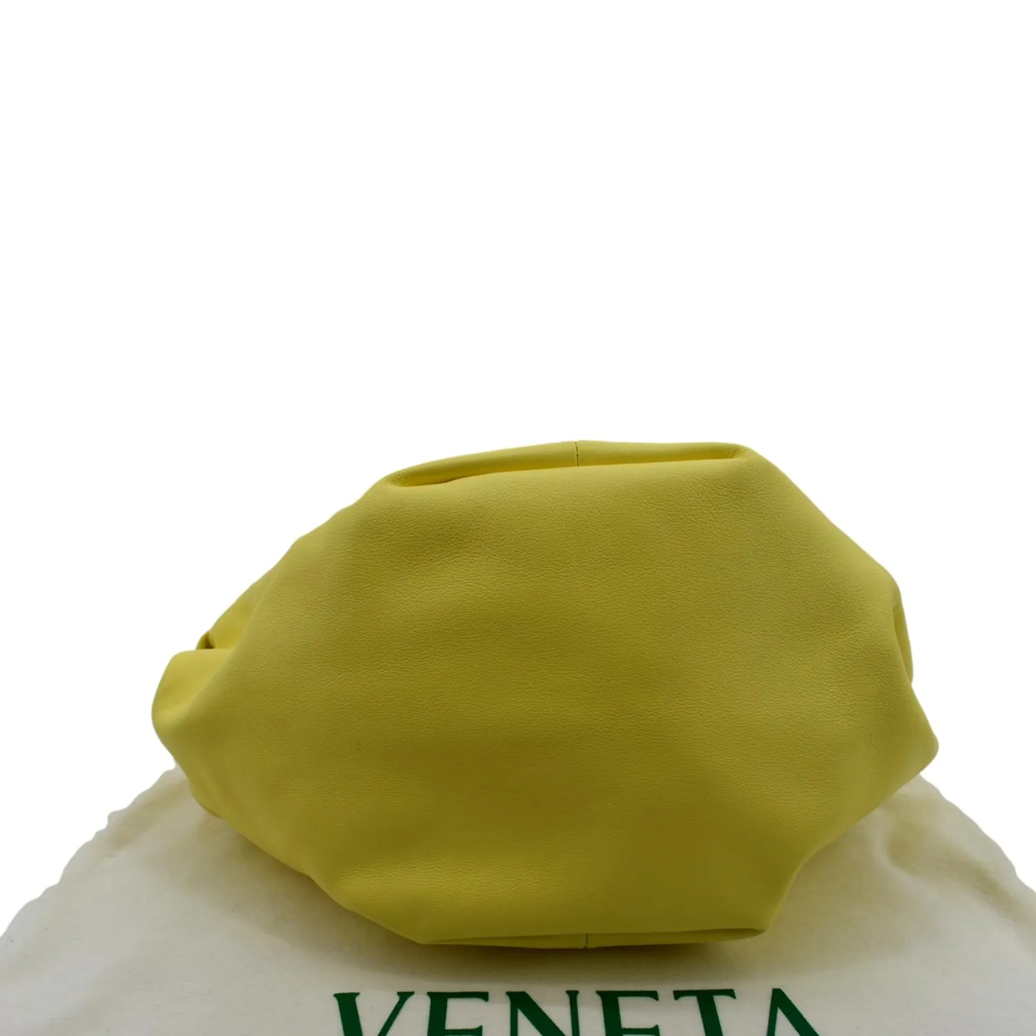 BOTTEGA VENETA Double Knot Leather Mini Tote Bag Kiwi