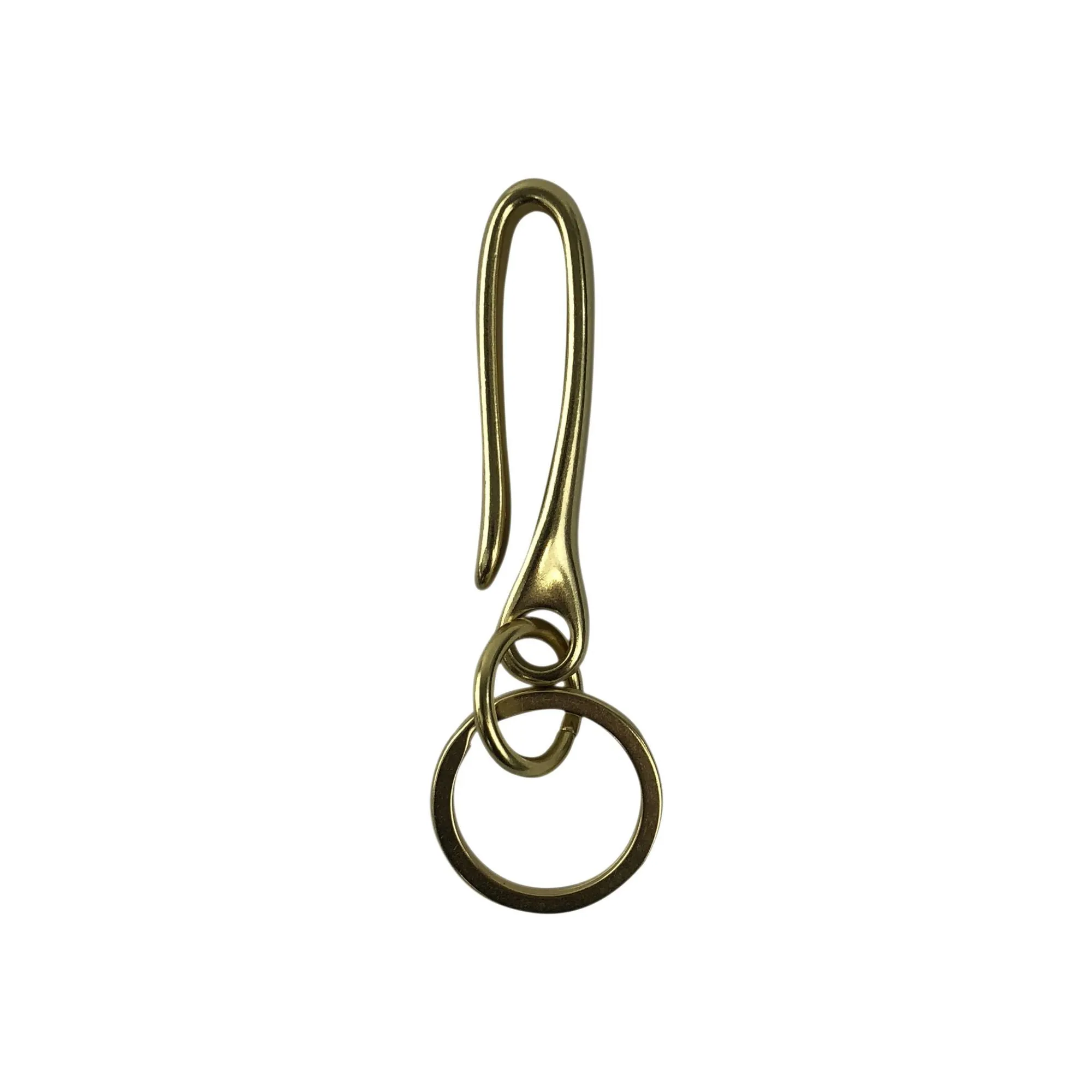 Brass Fish Hook Keychain