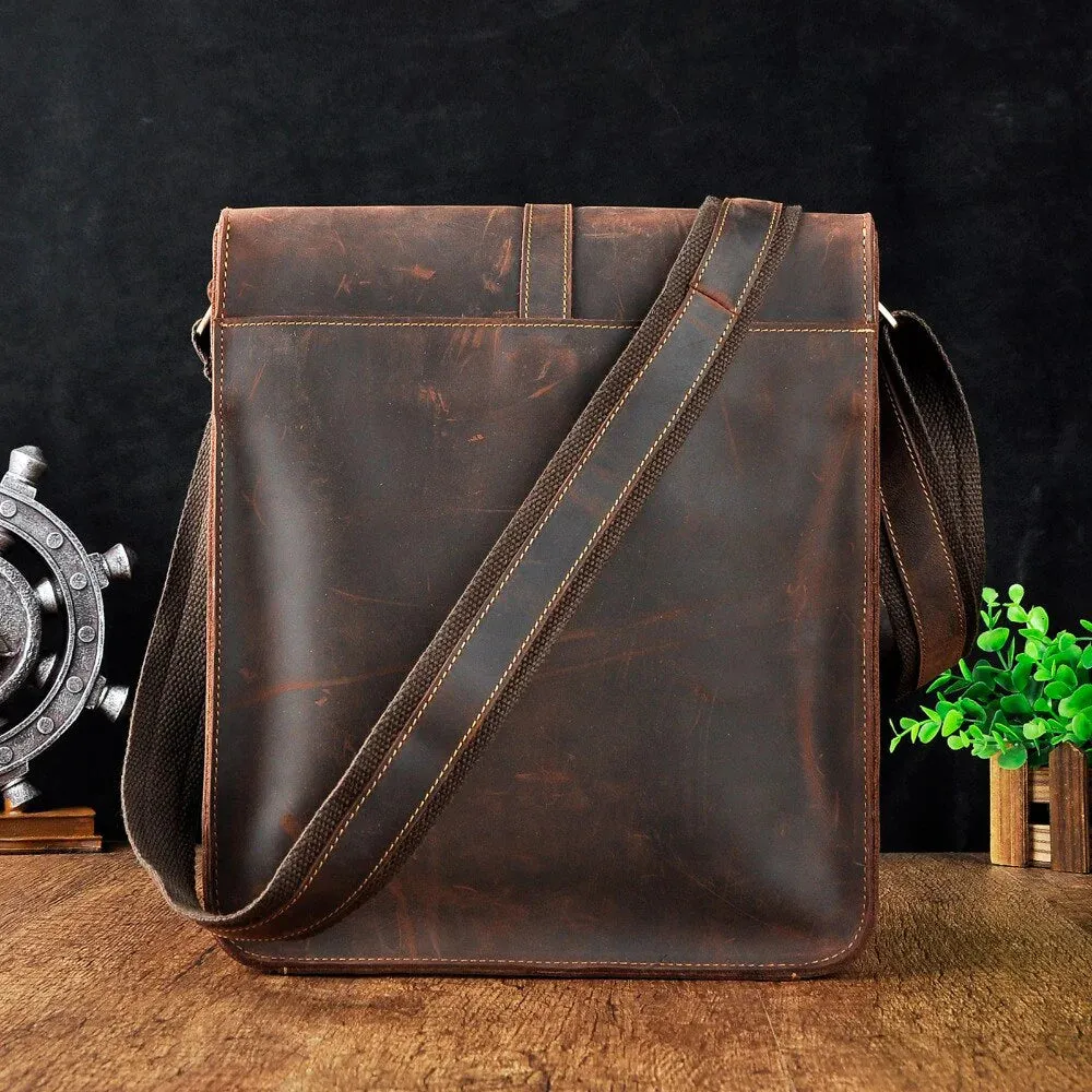 Brian Handmade Leather Messenger Bag