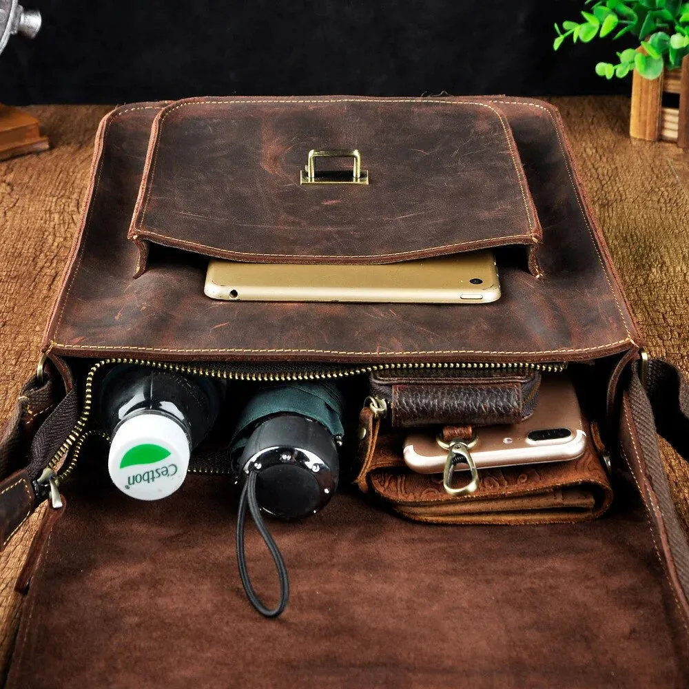 Brian Handmade Leather Messenger Bag