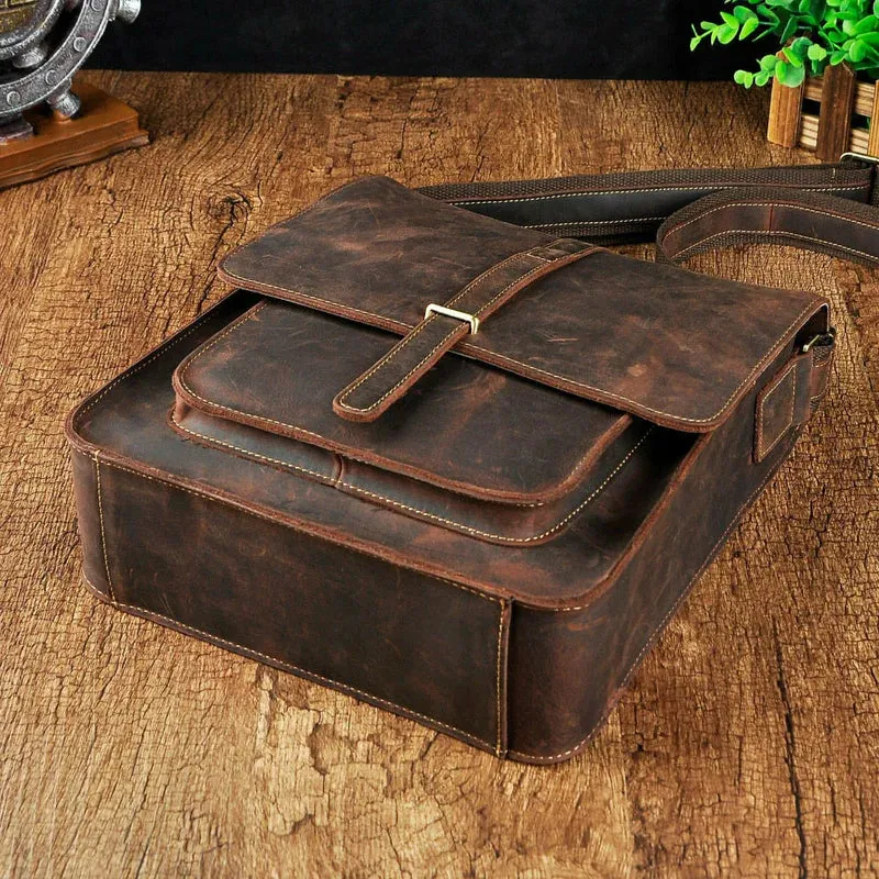 Brian Handmade Leather Messenger Bag