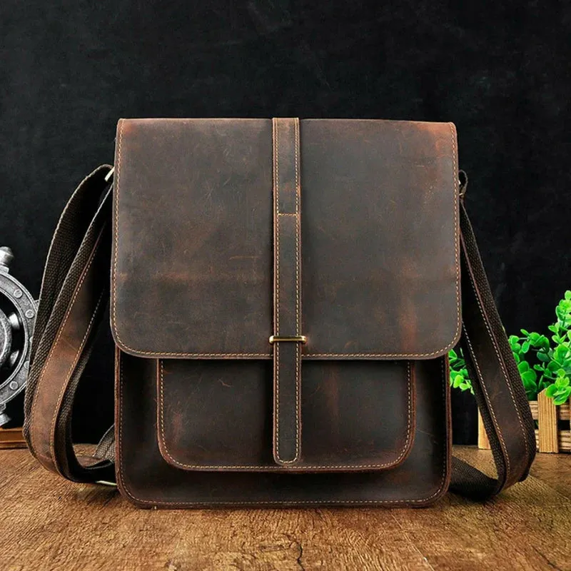 Brian Handmade Leather Messenger Bag