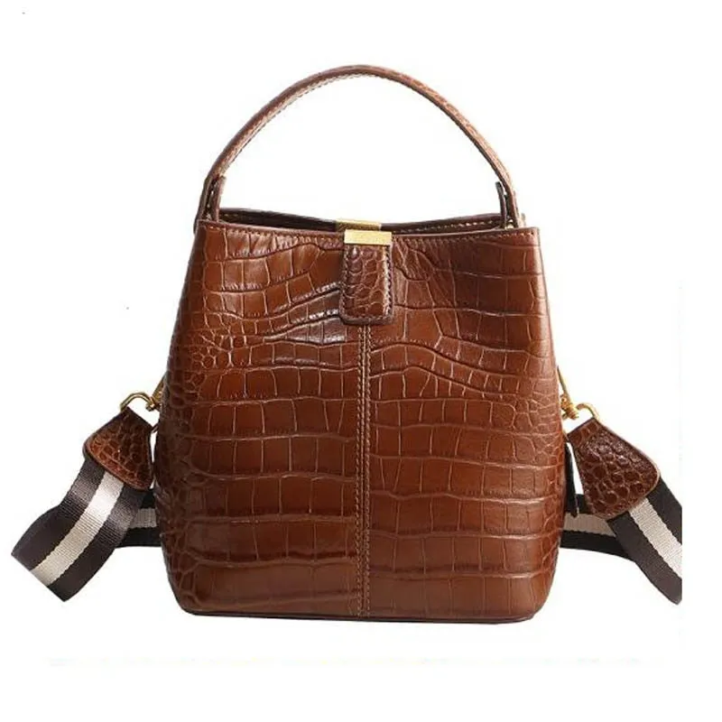Bucket bag new wild women's bag shoulder portable Messenger