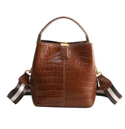Bucket bag new wild women's bag shoulder portable Messenger