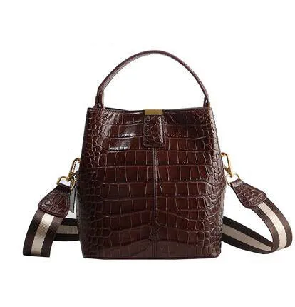 Bucket bag new wild women's bag shoulder portable Messenger