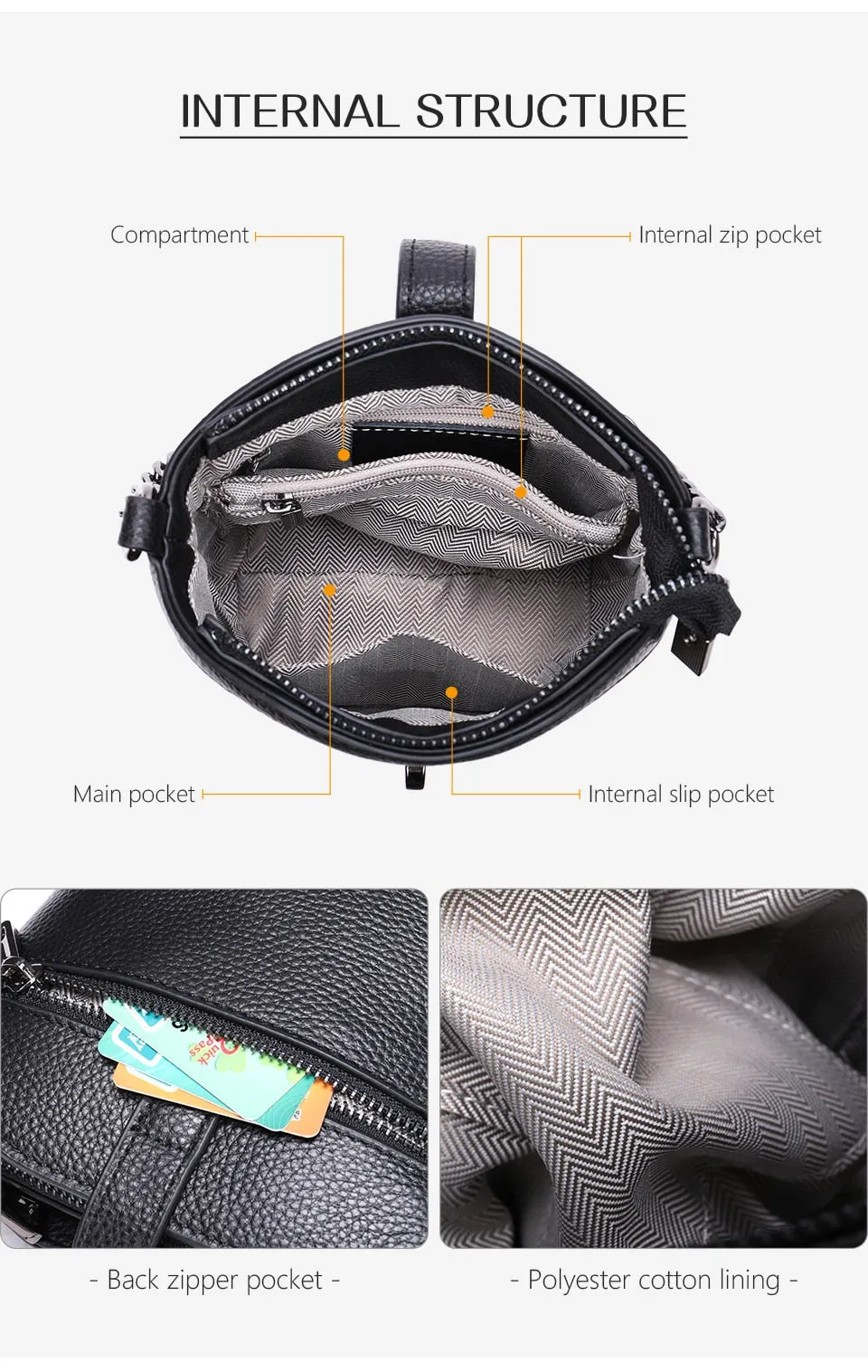 Bucket Style Messenger Crossbody Bags