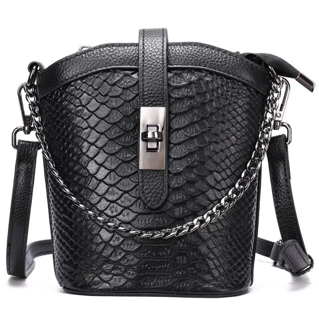 Bucket Style Messenger Crossbody Bags