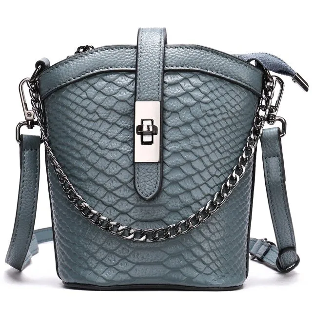 Bucket Style Messenger Crossbody Bags