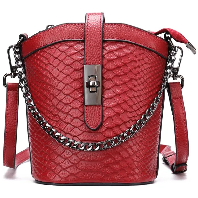 Bucket Style Messenger Crossbody Bags