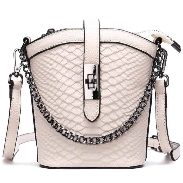 Bucket Style Messenger Crossbody Bags