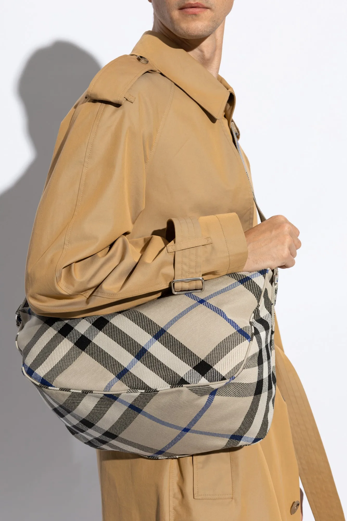 Burberry Shoulder bag 'Shield Messenger Large' in beige - UNI