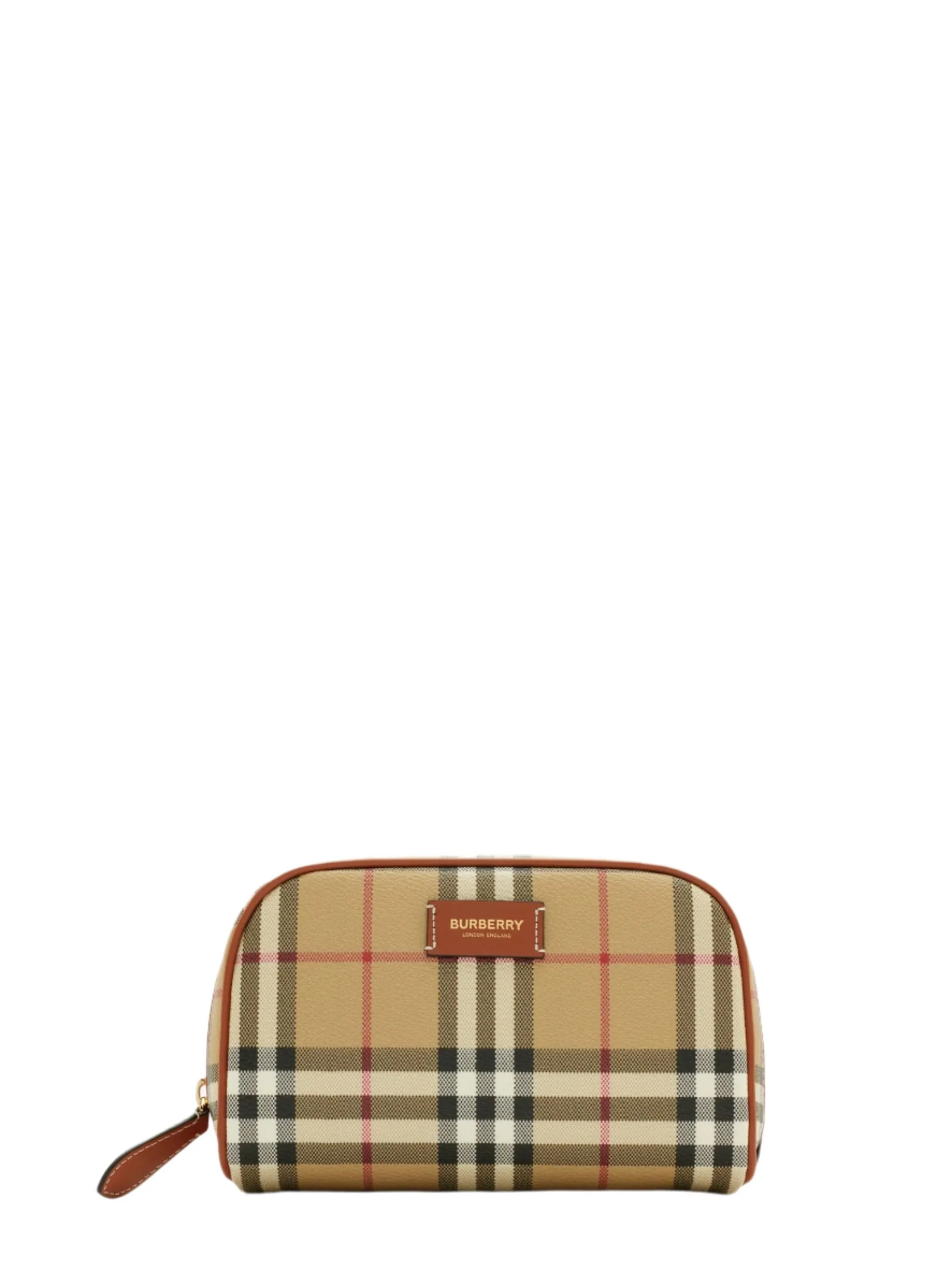 Burberry Small Check Cosmetic Travel Pouch