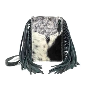 Carrie - Black & White w/ Denim Driftwood