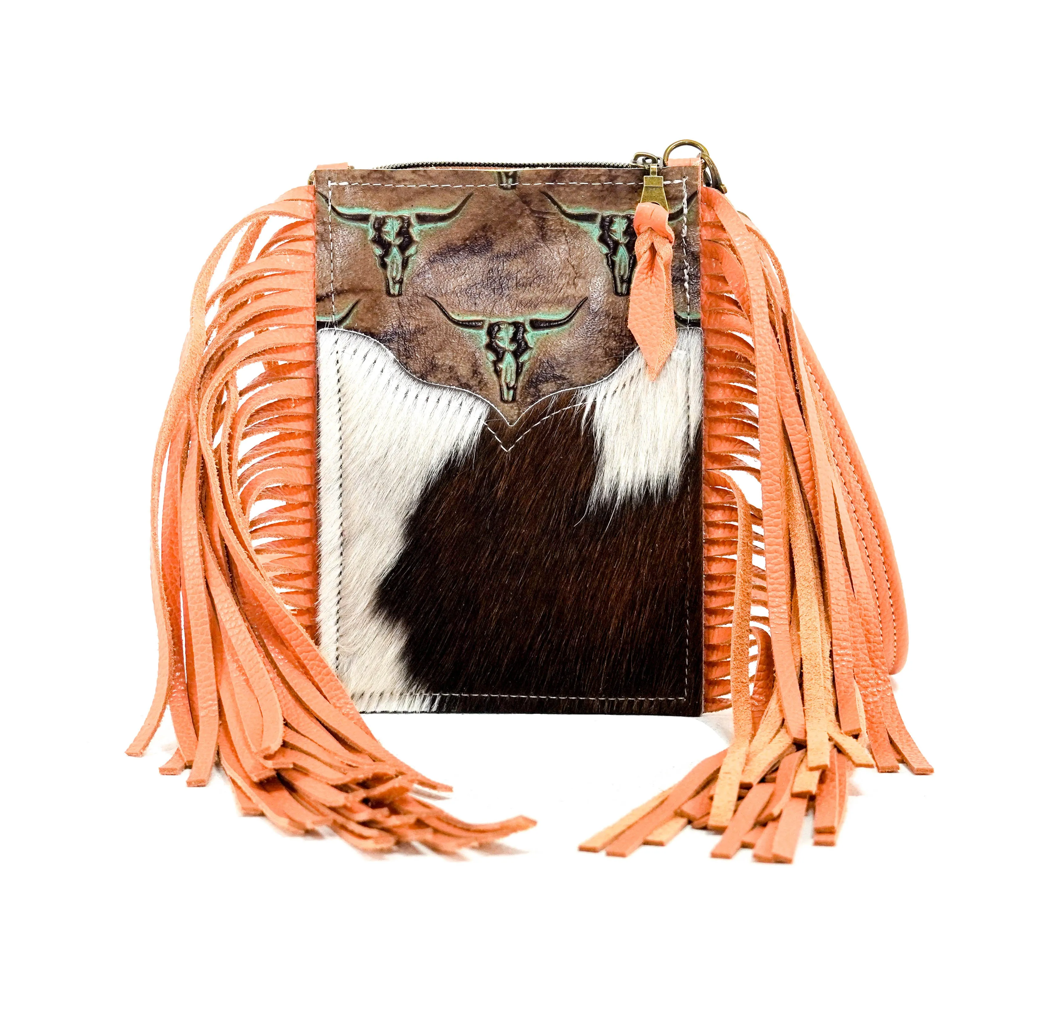 Carrie - Tricolor w/ Sepia Skulls