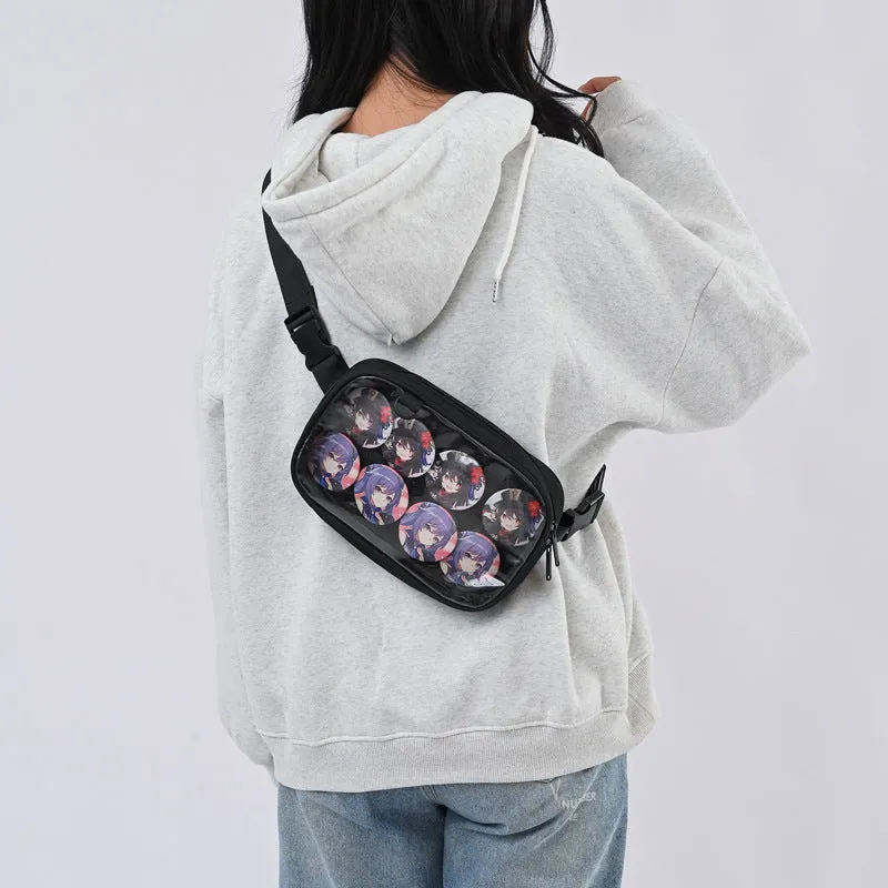 Cartoon Transparent Large Capacity Trendy Detachable Backpacks