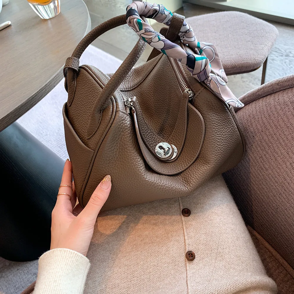 Casual Genuine leather Large size shoulder bags
