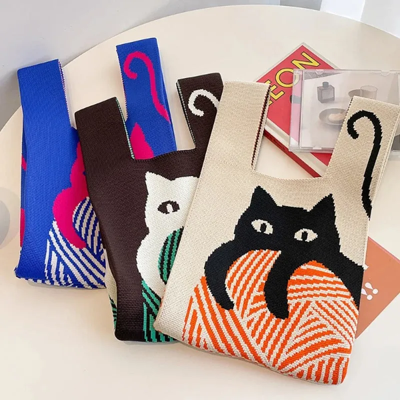 Cat Canvas Tote Bag