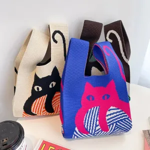Cat Canvas Tote Bag