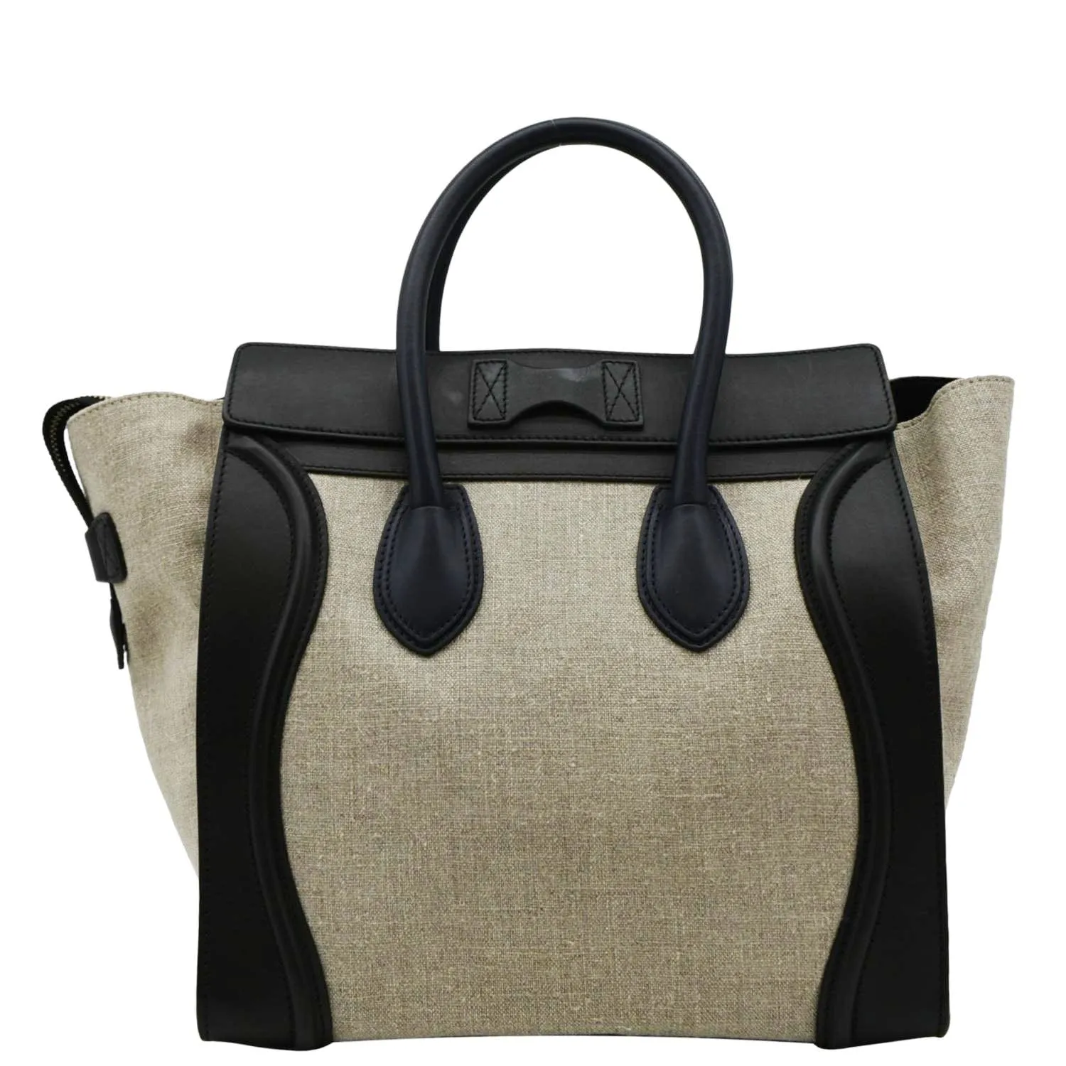 CELINE Mini Luggage Leather Tote Bag Tricolor
