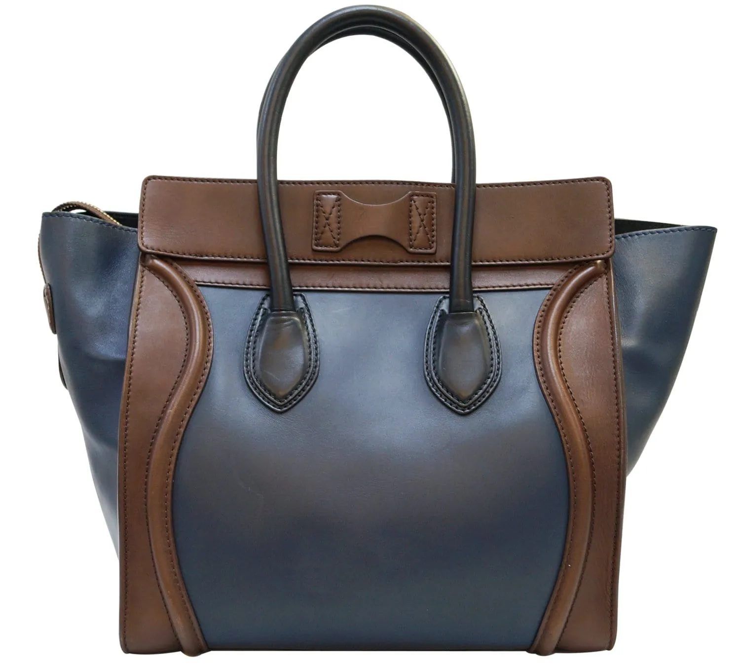 CELINE Phoebe Philo Tricolor Mini Luggage Tote Bag