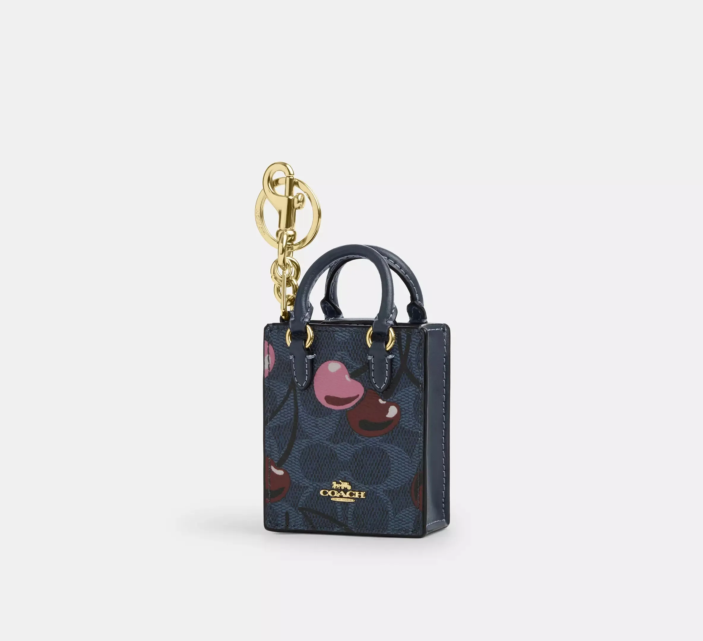 Charms In Signature Canvas With Cherry Print