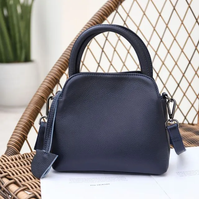 Chic First Layer Cowhide Leather Women Handbag 2 Sizes
