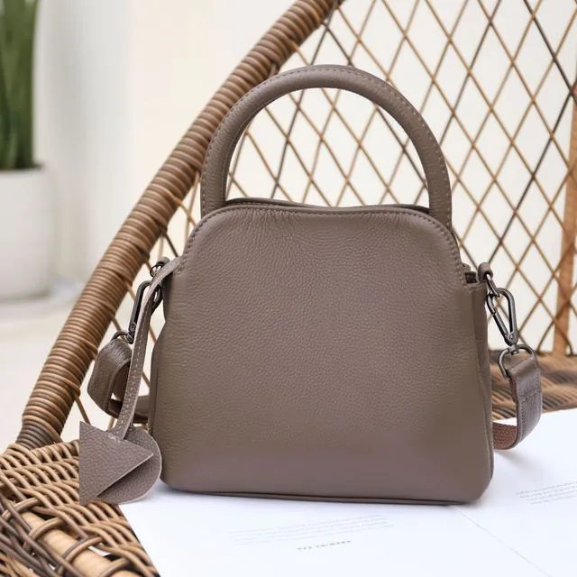 Chic First Layer Cowhide Leather Women Handbag 2 Sizes
