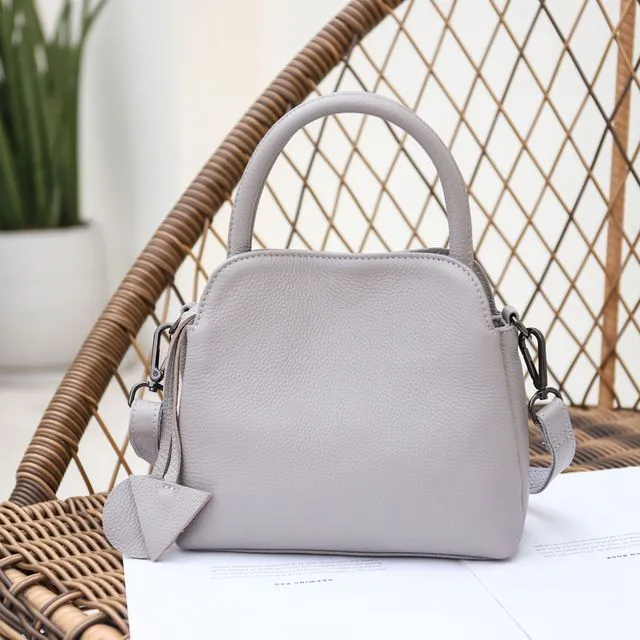 Chic First Layer Cowhide Leather Women Handbag 2 Sizes
