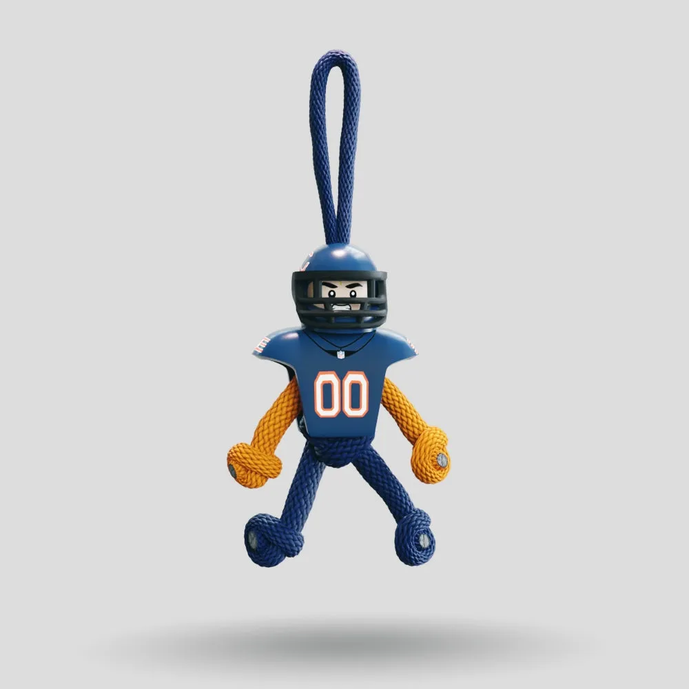 Chicago Bears Paracord Buddy Keychain