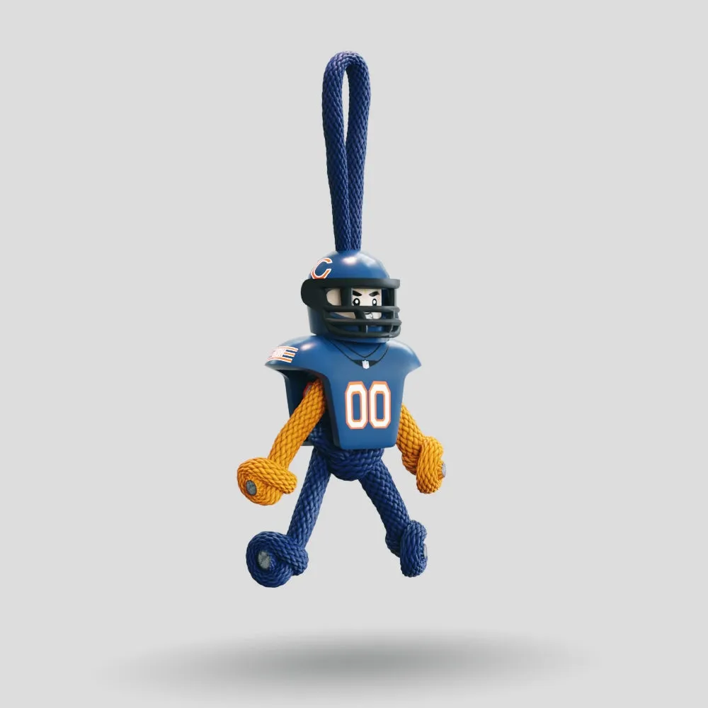 Chicago Bears Paracord Buddy Keychain