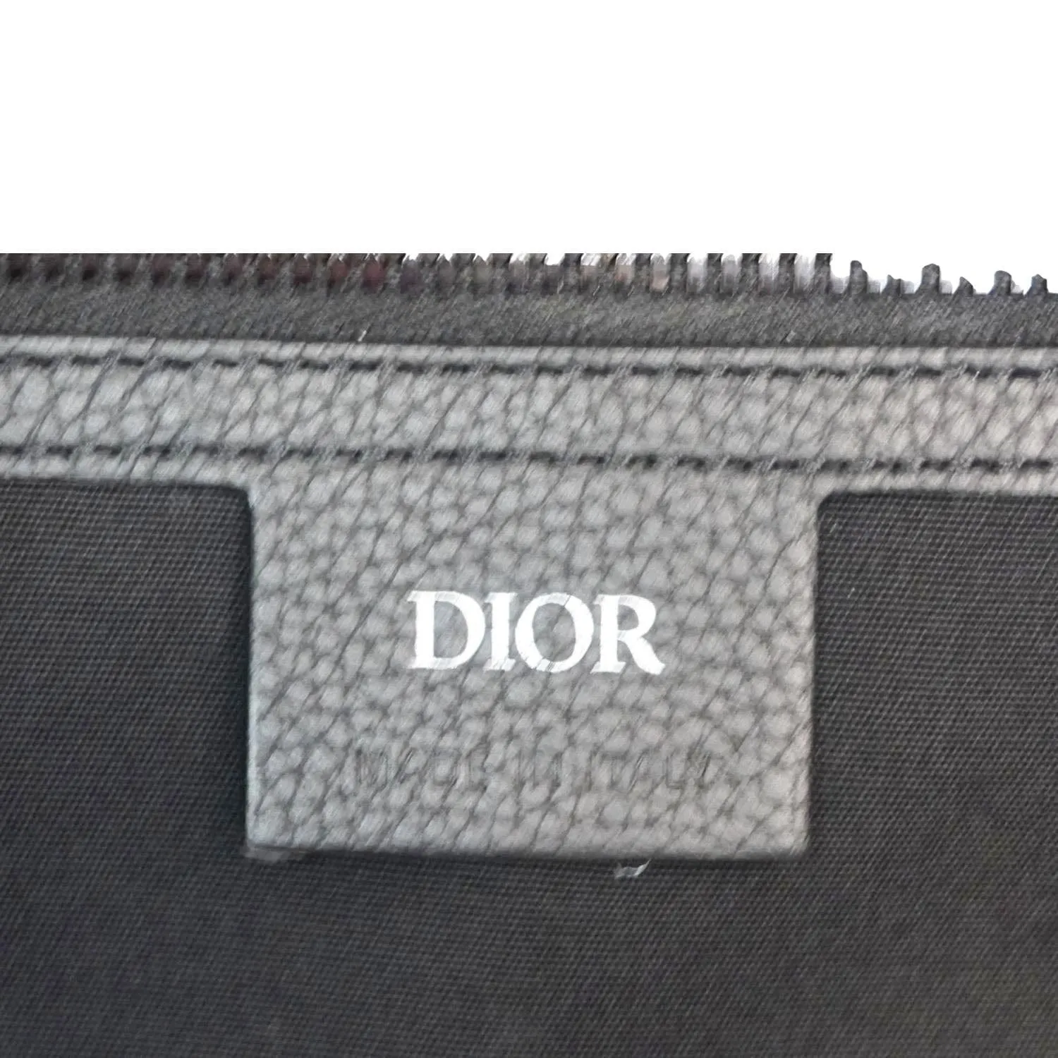 CHRISTIAN DIOR Diorissimo Canvas Duffle Bag Black