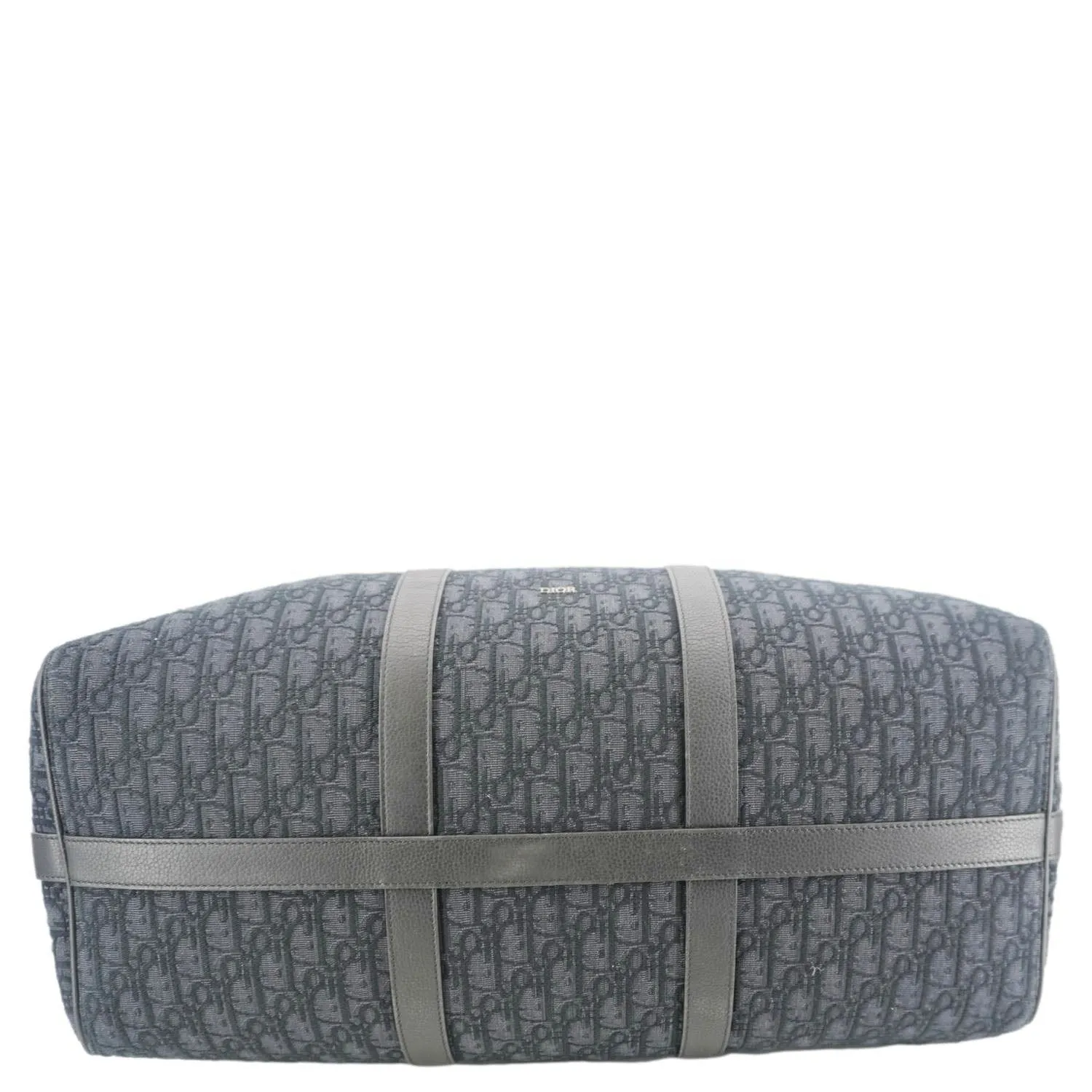 CHRISTIAN DIOR Diorissimo Canvas Duffle Bag Black