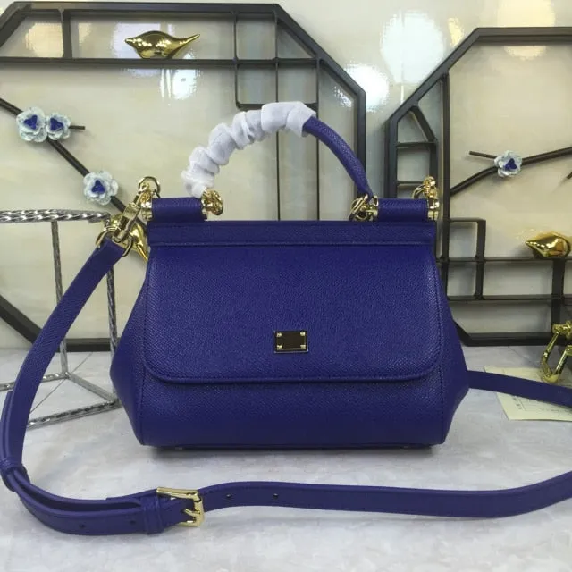 classic designer ladies new leather luxury handbag