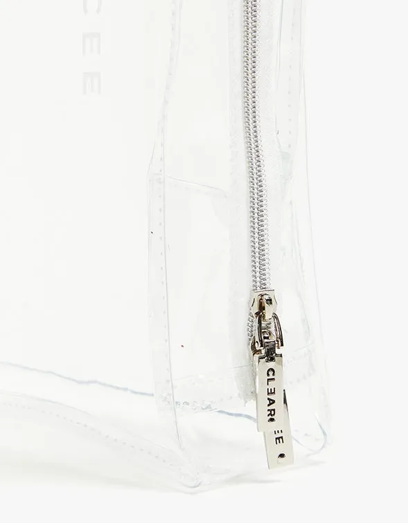 Clear Large Cosmetic Case - Transparent