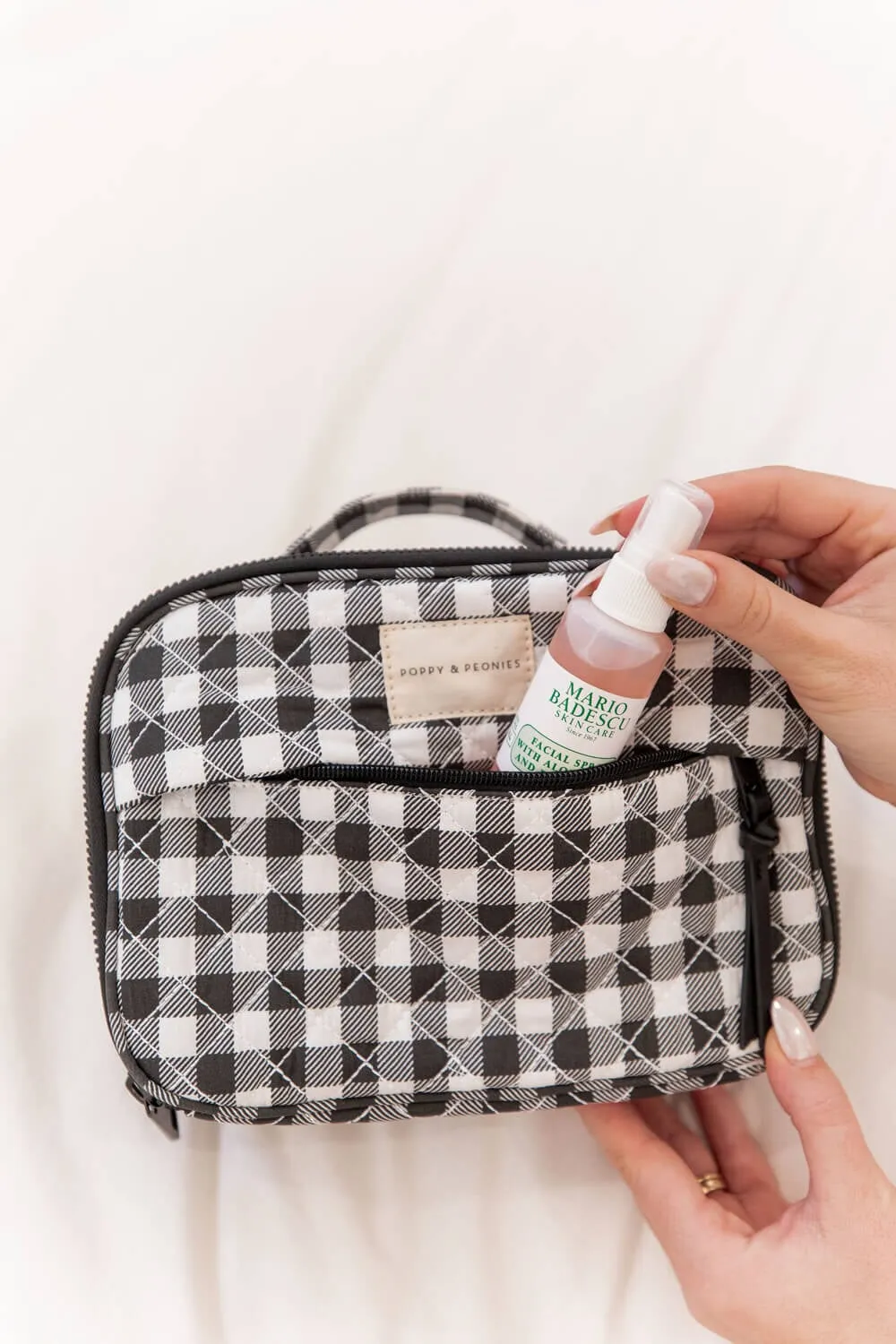 Companion Cosmetic Black Gingham