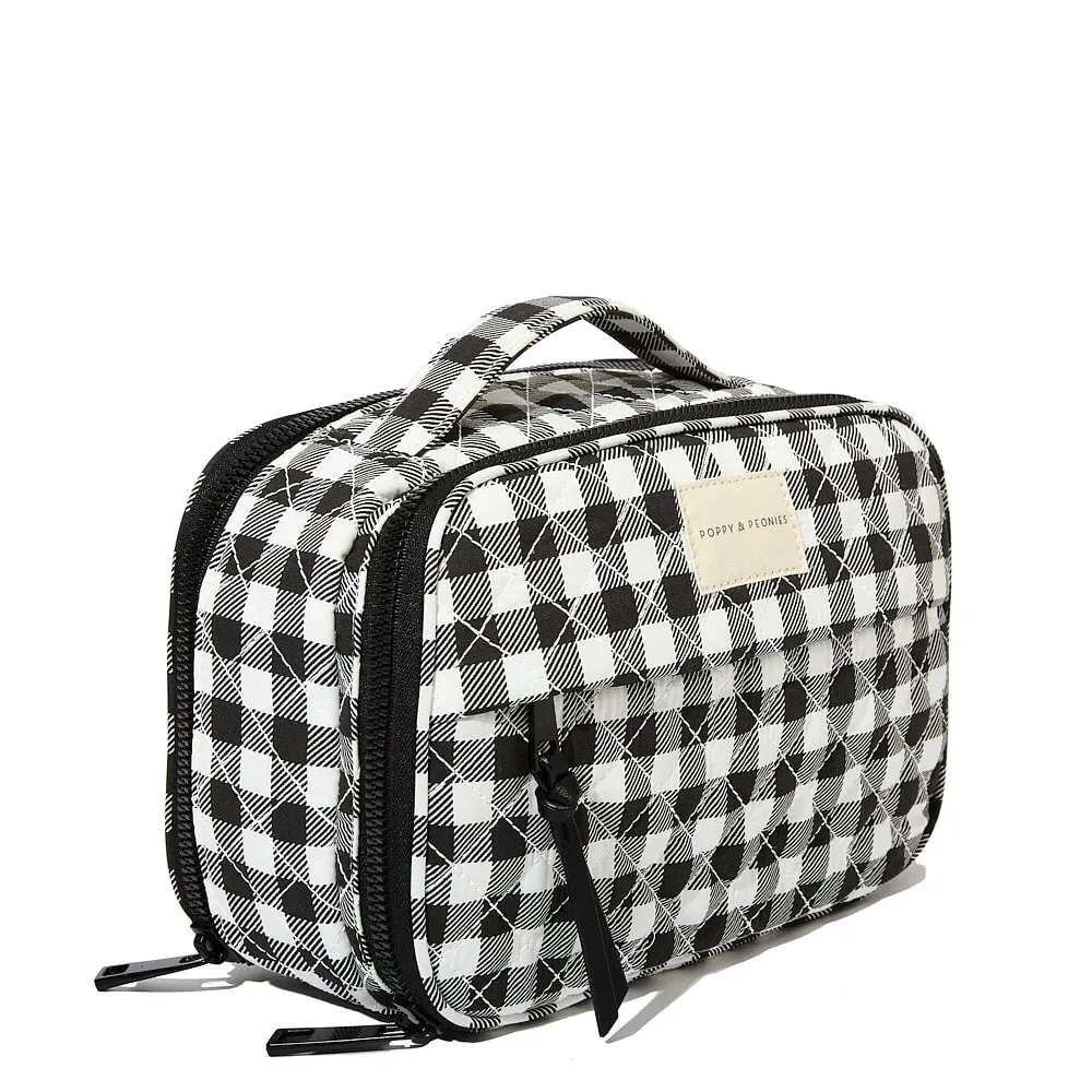 Companion Cosmetic Black Gingham