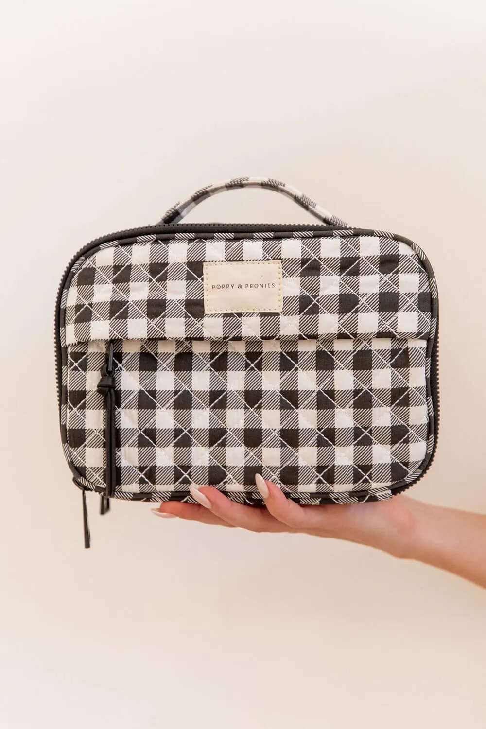 Companion Cosmetic Black Gingham