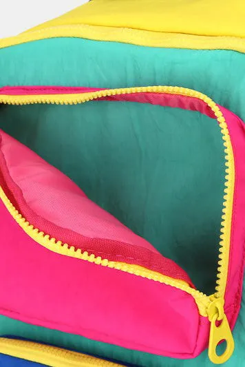 Contrast Nylon Backpack