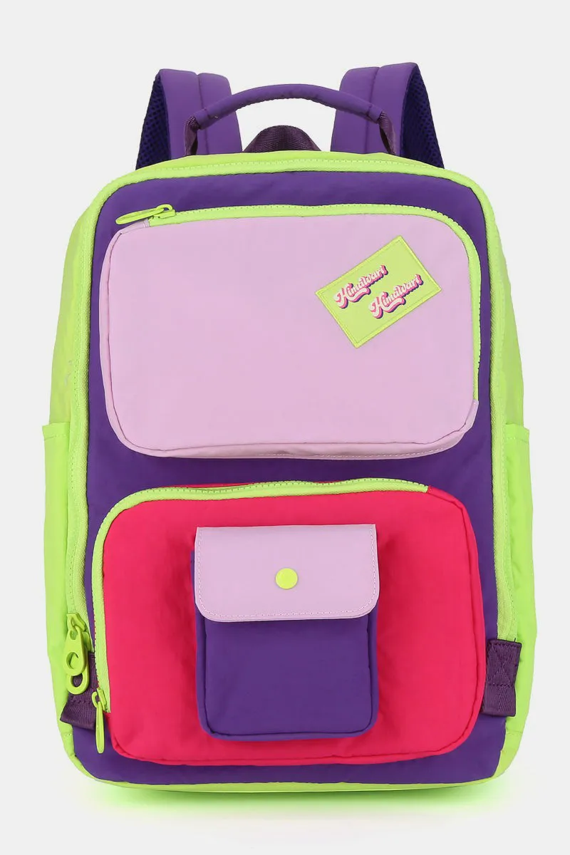 Contrast Nylon Backpack