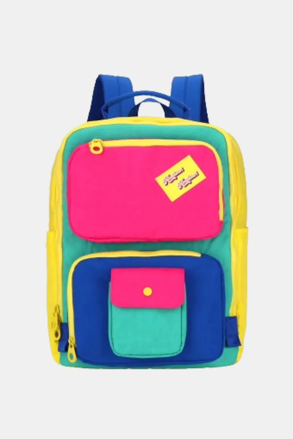 Contrast Nylon Backpack