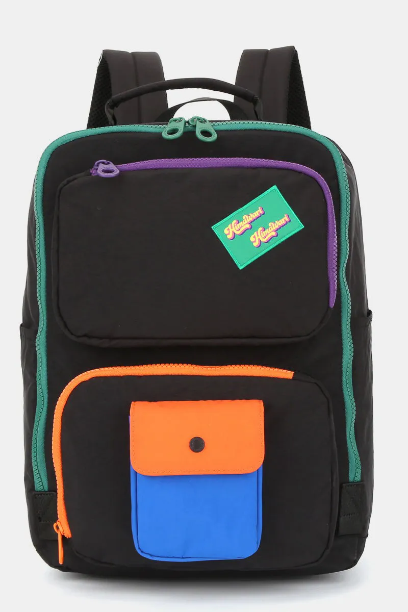 Contrast Nylon Backpack