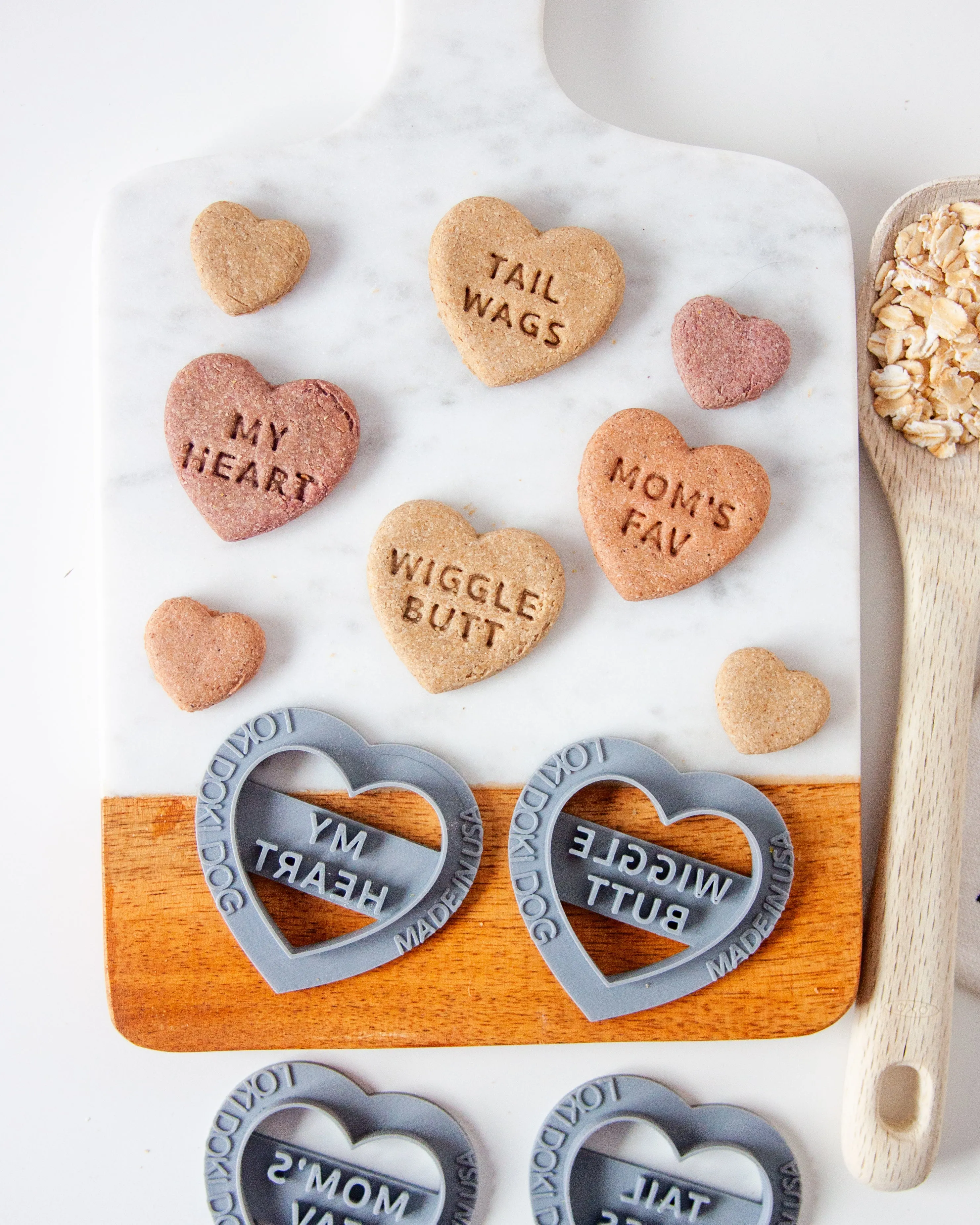 Conversation Heart Shaped Cookie Cutter (CREATE YOUR OWN BUNDLE of 5- PLUS FREE Mini Heart Cookie Cutter)