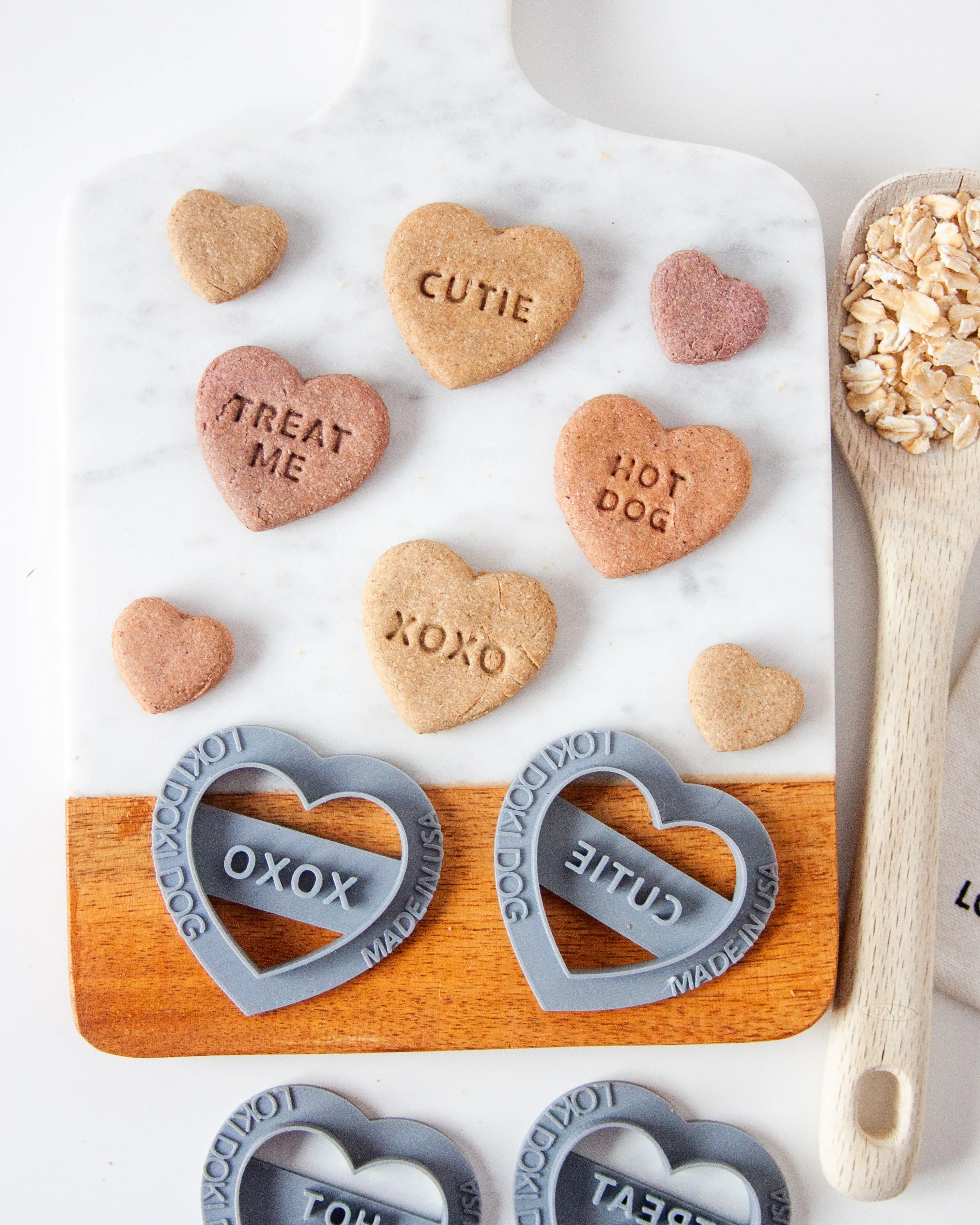 Conversation Heart Shaped Cookie Cutter (CREATE YOUR OWN BUNDLE of 5- PLUS FREE Mini Heart Cookie Cutter)