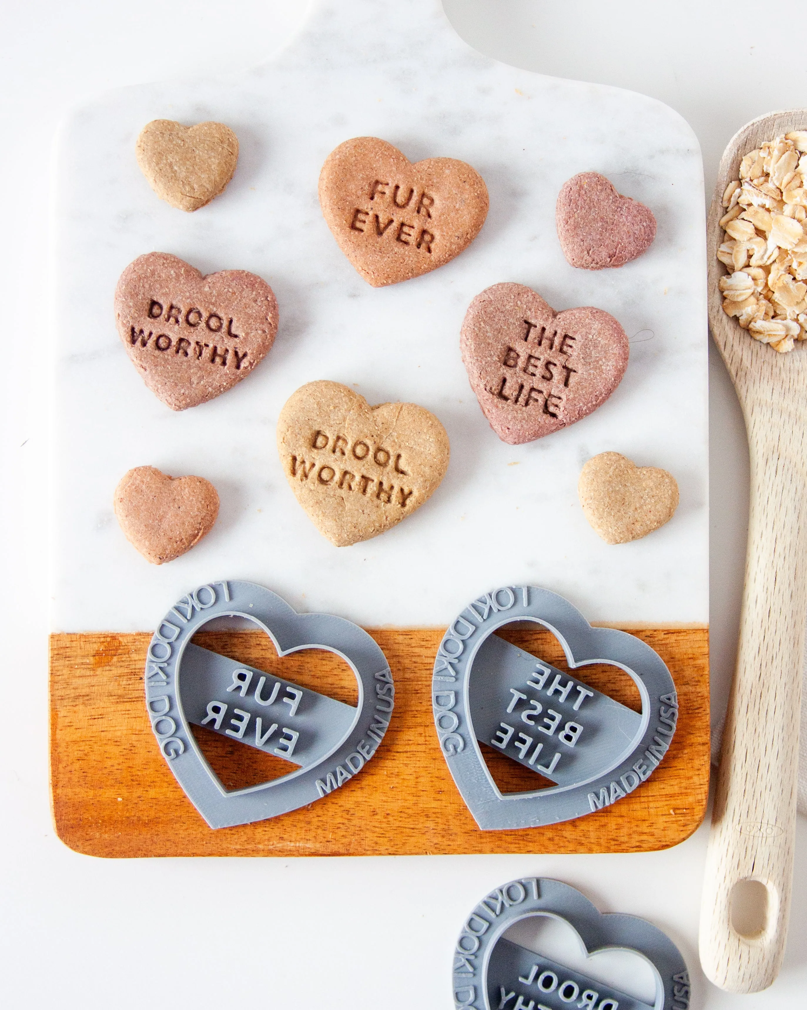 Conversation Heart Shaped Cookie Cutter (CREATE YOUR OWN BUNDLE of 5- PLUS FREE Mini Heart Cookie Cutter)